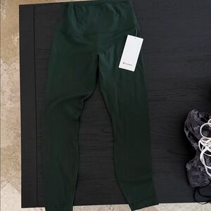 Lululemon Dark Green Align HR 25” Leggings